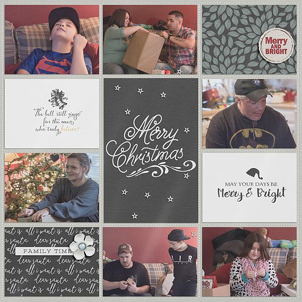 Dear Santa Collection by Sahin Designs and Anita Designs Back to Basics Template by Gennifer Bursett