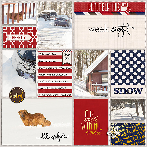 Pocket Life '15: February Collection by Traci Reed Out of the Box v2 by Gennifer Bursett Weekly Edition by One Little Bird