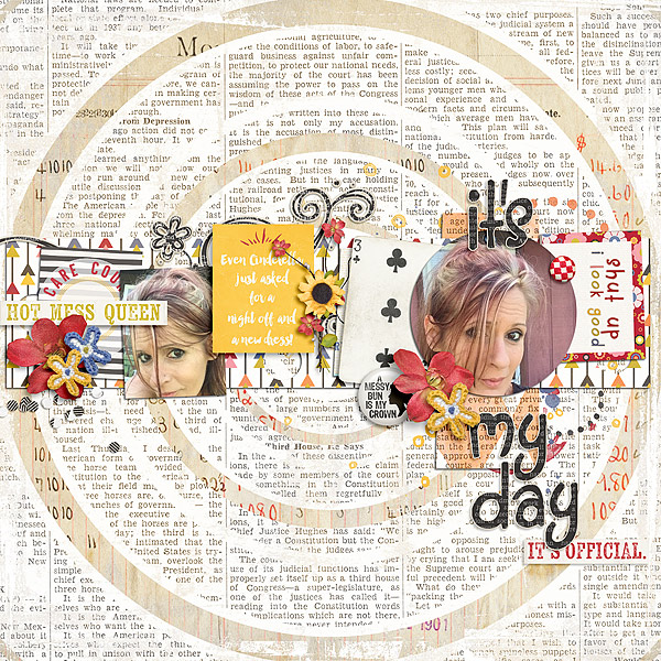 Messy Bun Kind of Day by Etc. By Danyale Laid Out by Amy Martin