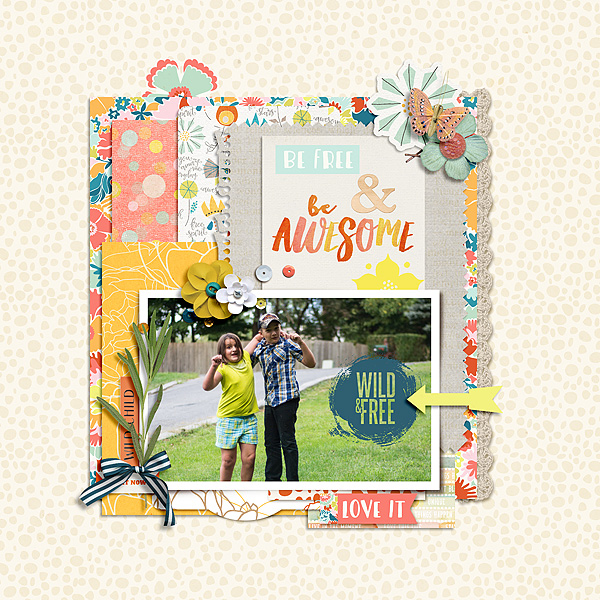 Free Spirit - September Subscription Collection by Pixels and Company Blueprint No. 6 by Gennifer Bursett