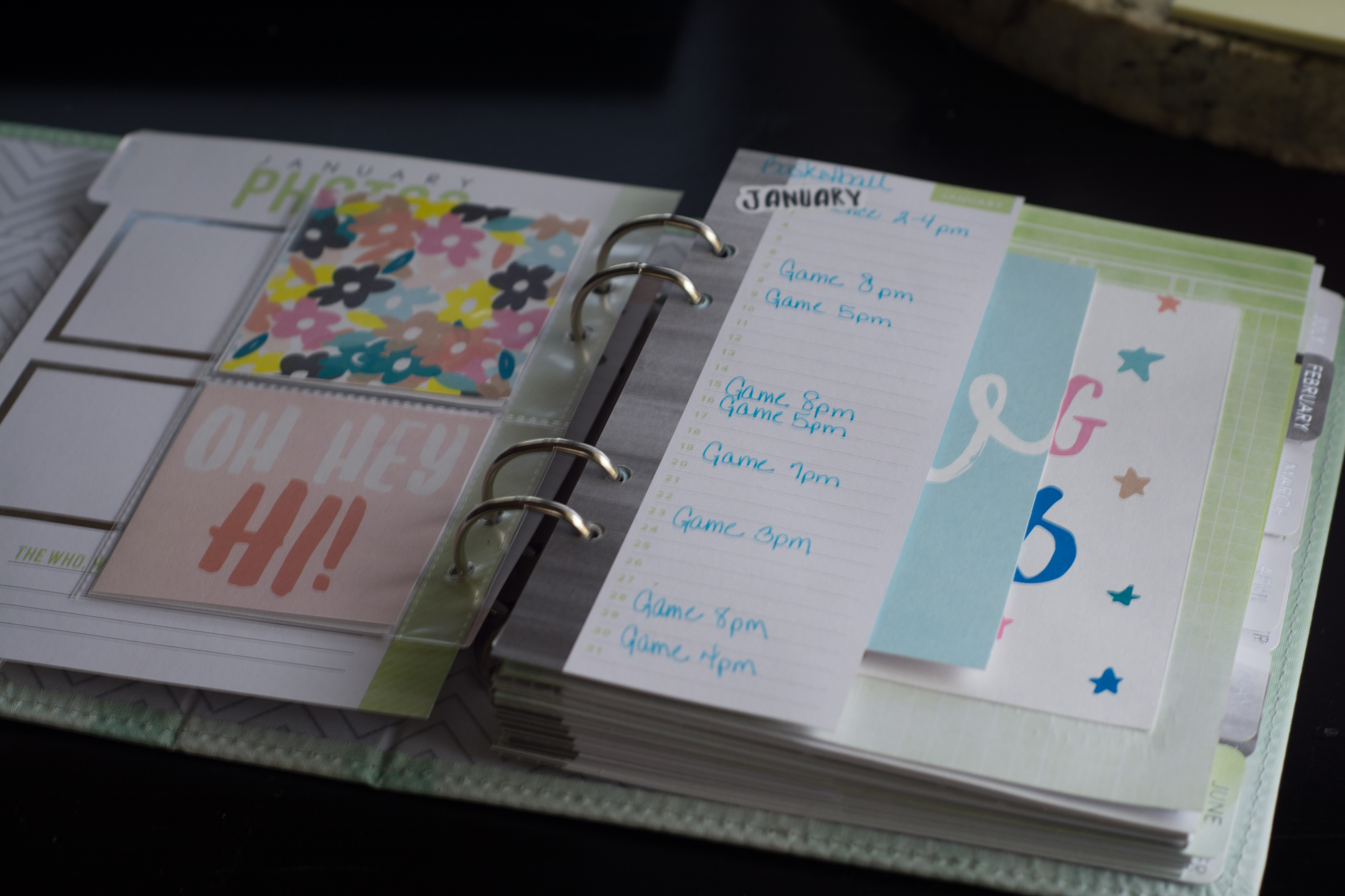 Using Story Planner 2016 January Collection by Just Jaimee