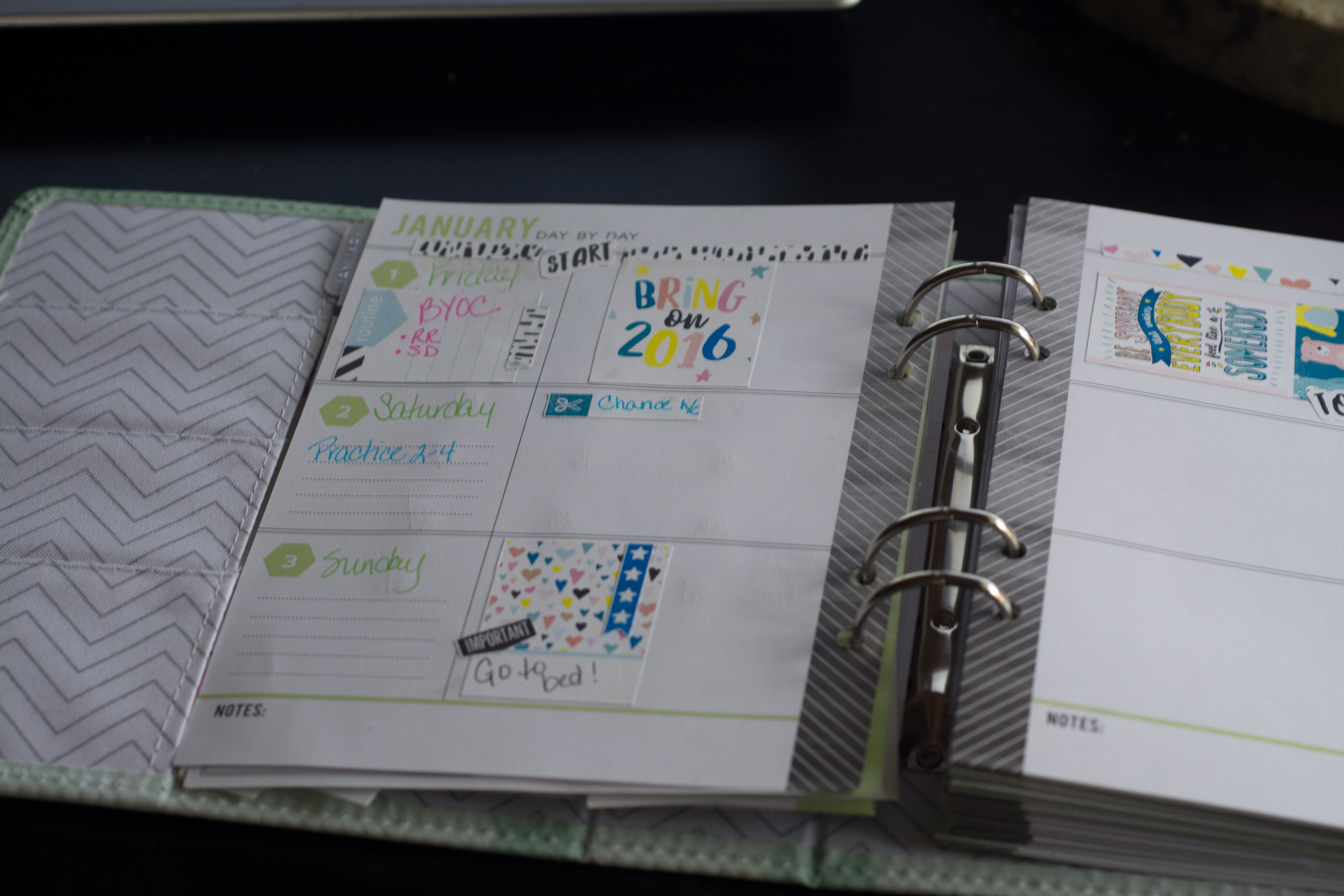 Using Story Planner 2016 January Collection by Just Jaimee