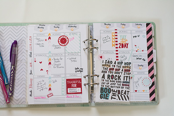 Story Planner 2016 February Kit by Just Jaimee