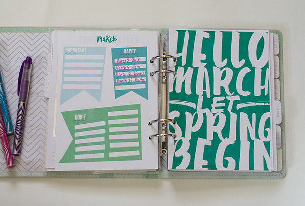 Story Planner 2016 March Kit by Just Jaimee