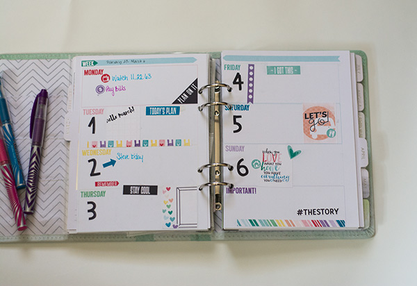 Story Planner 2016 March Kit by Just Jaimee