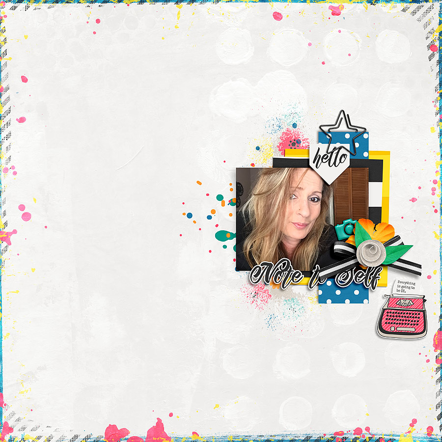 Note to Self Papers and Elements by River~Rose Good Day Templates by Sahin Designs