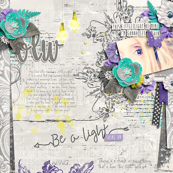 Be A Light by River~Rose Edgy and Angled by Crystal LIvesay