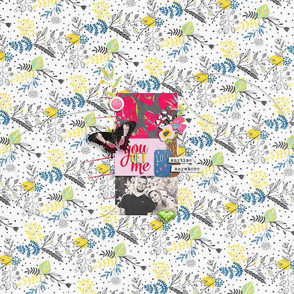 You're My Person Paper Pack by Amy Wolff You're My Person Element Pack by Amy Wolff Press Plate No. 40 by Paislee Press