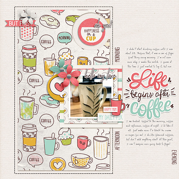 Coffee Break by Just Jaimee Template from Simple Scrapper