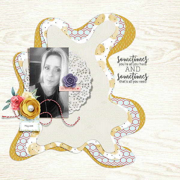 Do It for Yourself by Sabrina's Creations Contour Templates by Scrapping with Liz