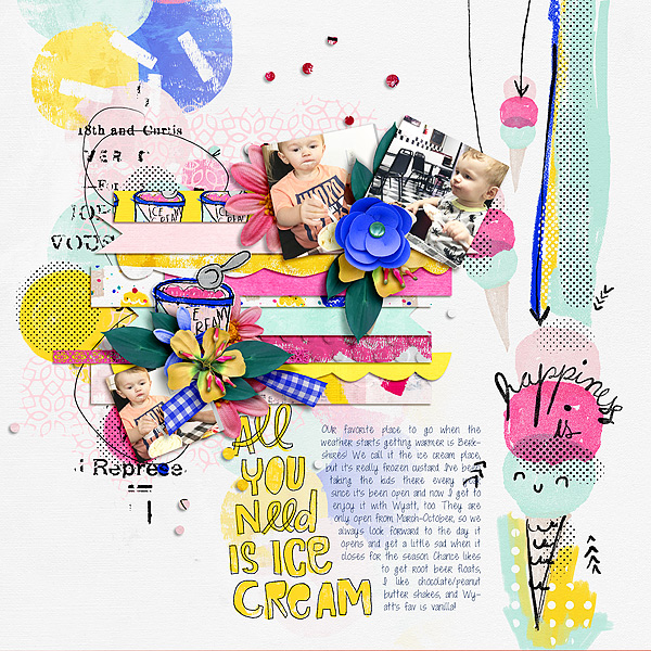 All You Need is Ice Cream Papers by Little Butterfly Wings All You Need is Ice Cream Elements by Little Butterfly Wings All You Need is Ice Cream Extras by Little Butterfly Wings NSD 2018 Grab Bag by Sara Gleason and Crystal Livesay