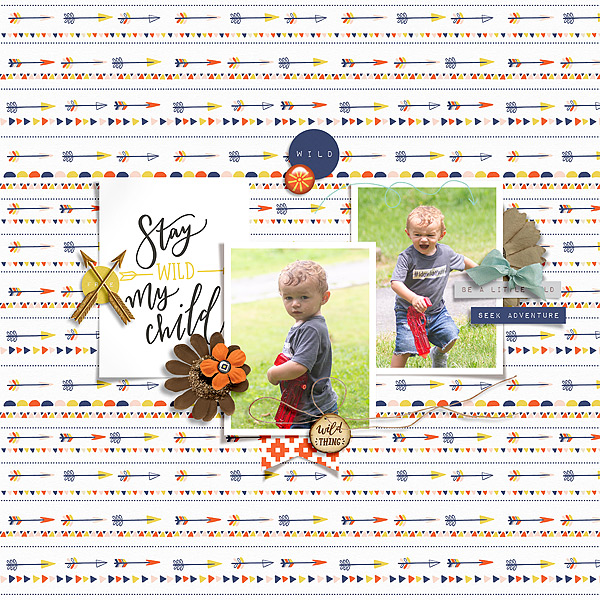 Wild Child Papers by Rachel Etrog Designs Wild Child Elements by Rachel Etrog Designs May 2018 Layout Templates by Sahin Designs