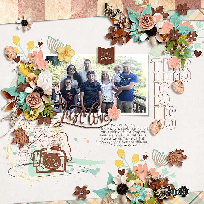 This is Us Collection by River~Rose and Studio Basic Picture Perfect by Crystal Livesay and Heartstrings Scrap Art