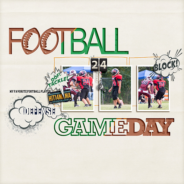 Football Cut Outs by Scrapping with Liz Friday Night Lights by Forever Joy Designs Sprung Templates by Pink Reptile Designs
