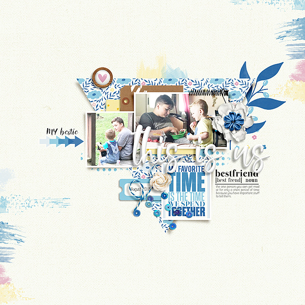 Friendship - Mini Theme Bundle Kit - Storyteller 2019 April Add-on by Just Jaimee Clean and Simple n33 by Sabrina's Creations