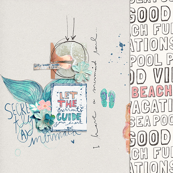 Under the Sea Mixed Media Elements by Little Butterfly Wings Under the Sea Cards by Little Butterfly Wings Under the Sea Papers by Little Butterfly Wings Simply Clean No 9 by Designed by Soco