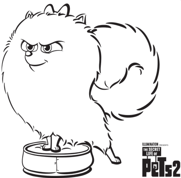 The secret life of pets 2 coloring pages. The Secret Life Of Pets 2 Book Read Aloud Queen Of Cats Free Coloring Activity Intensive Therapy For Kids