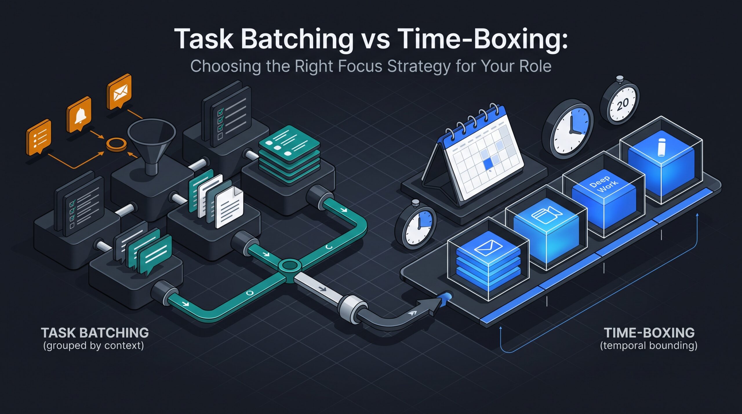 Task Batching vs Time-Boxing: Focus Strategy Comparison