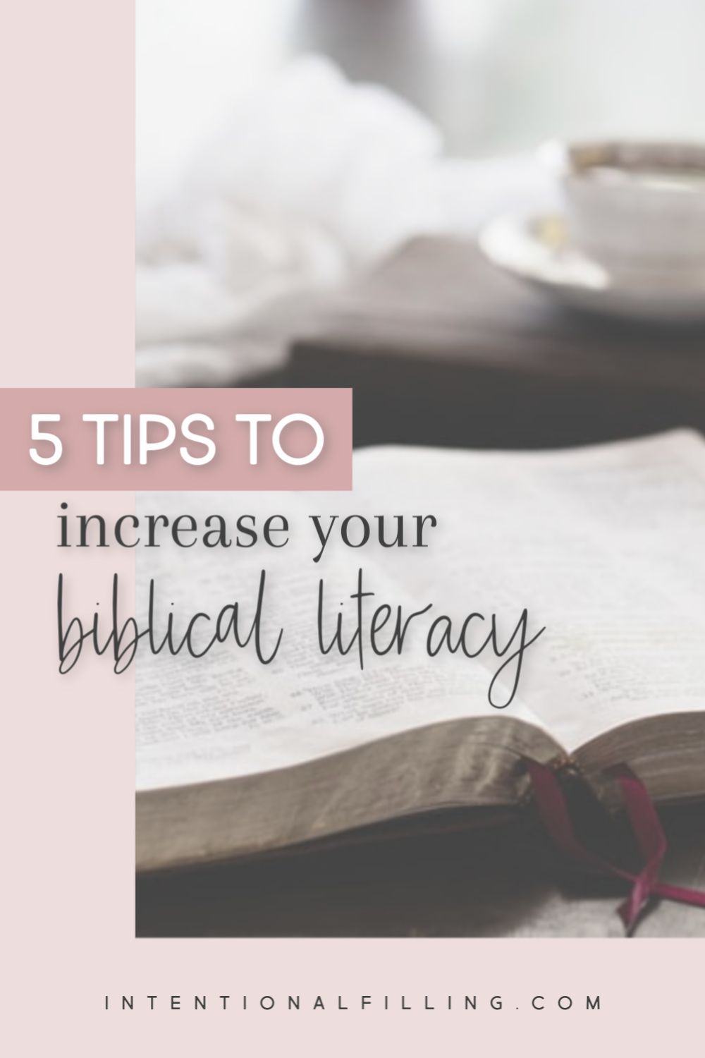 5 Tips to Increase Your Biblical Literacy | Intentionalfilling.com