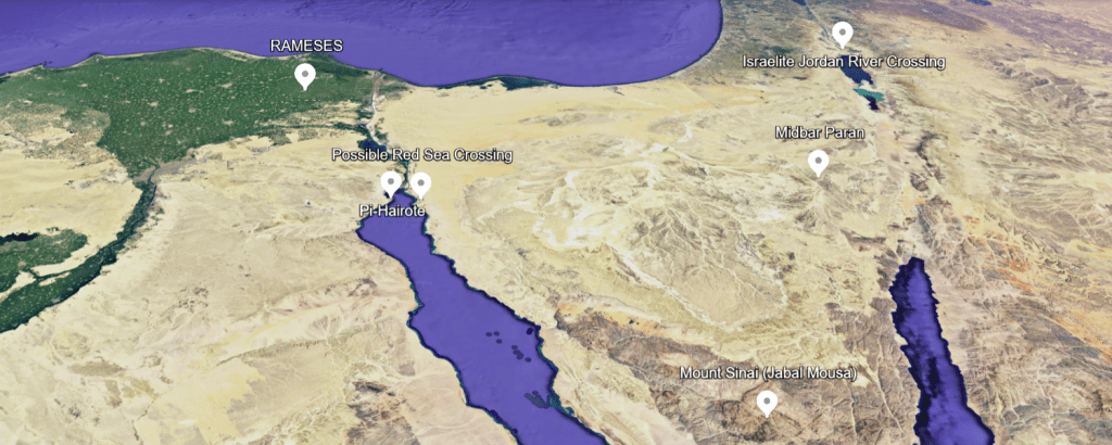 Red Sea Crossing - points of interest | Intentionalfilling.com