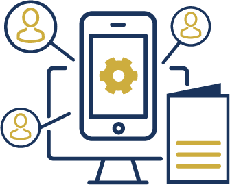 Interact Analysis Golden Brain - Premium Geometric Design Gallery - Ultra HD