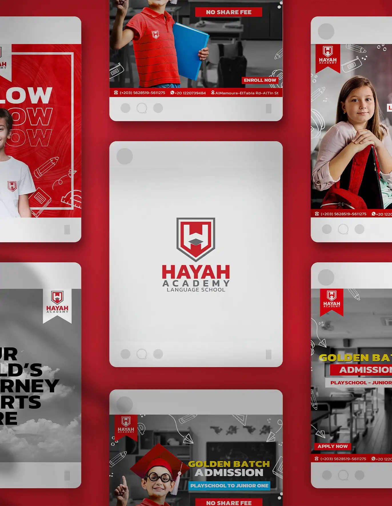Hayah Academy – Branding – Social Media Project