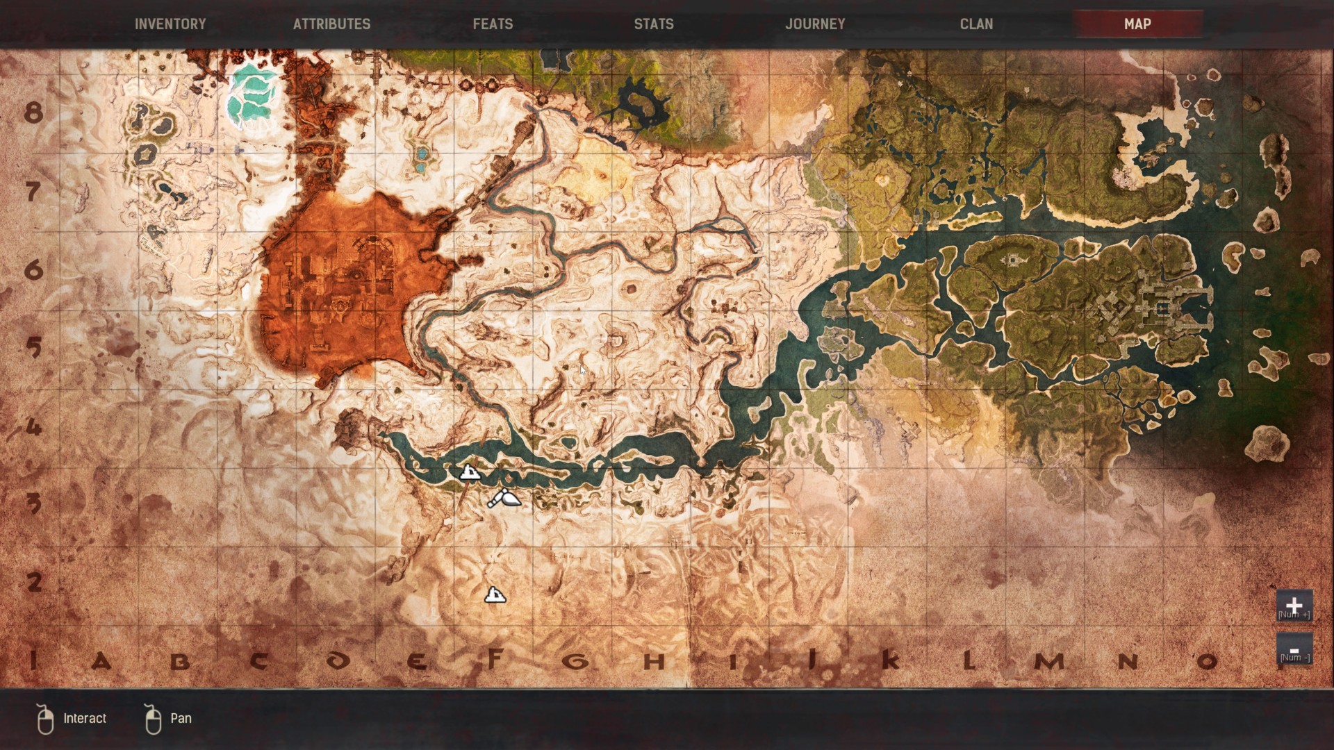 Conan Exiles Map.