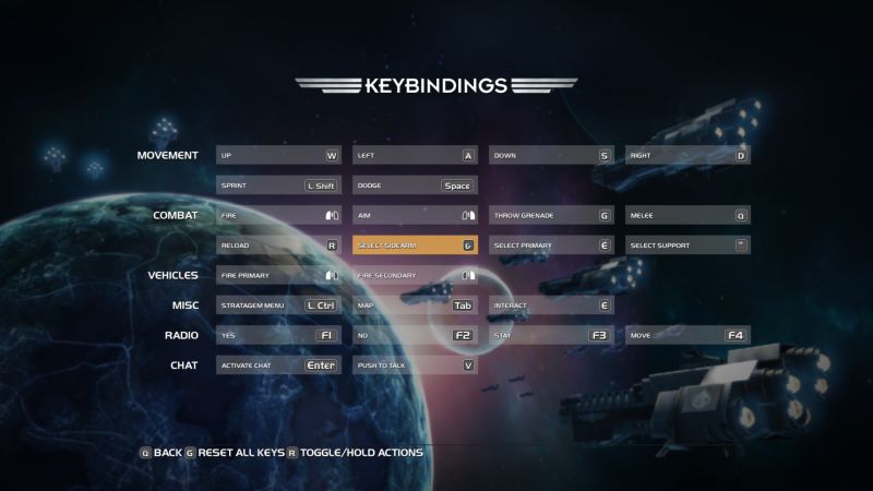 Weapons Helldivers Interface In Game - Download High Quality Sunset Wallpaper | Mobile