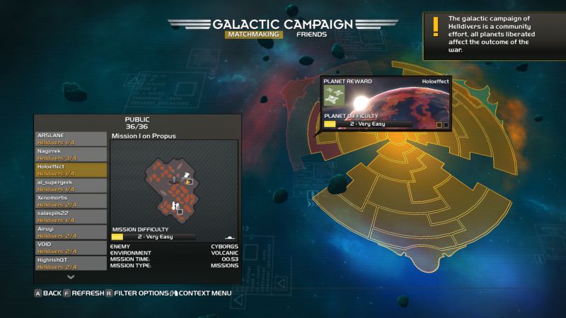 Shot Helldivers Interface In Game - Premium Light Background Gallery - Mobile
