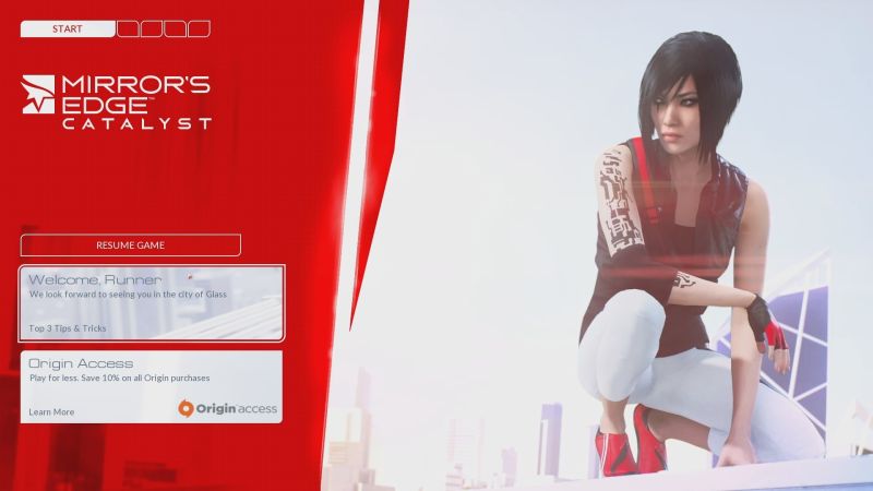 Tutorial Slide Mirror S Edge Catalyst Interface In Game - Premium Vintage Wallpaper - HD