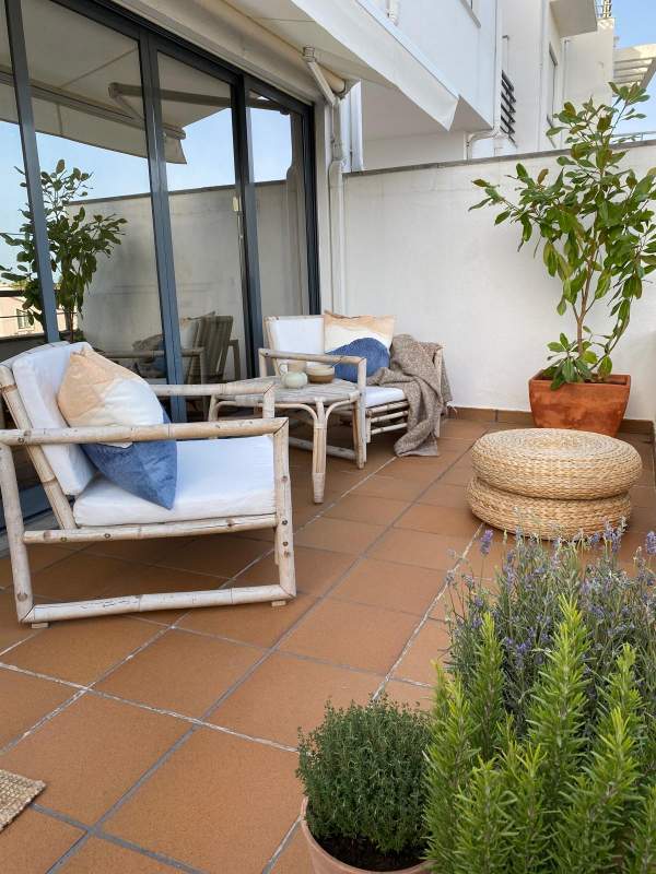 lounging area terrace
