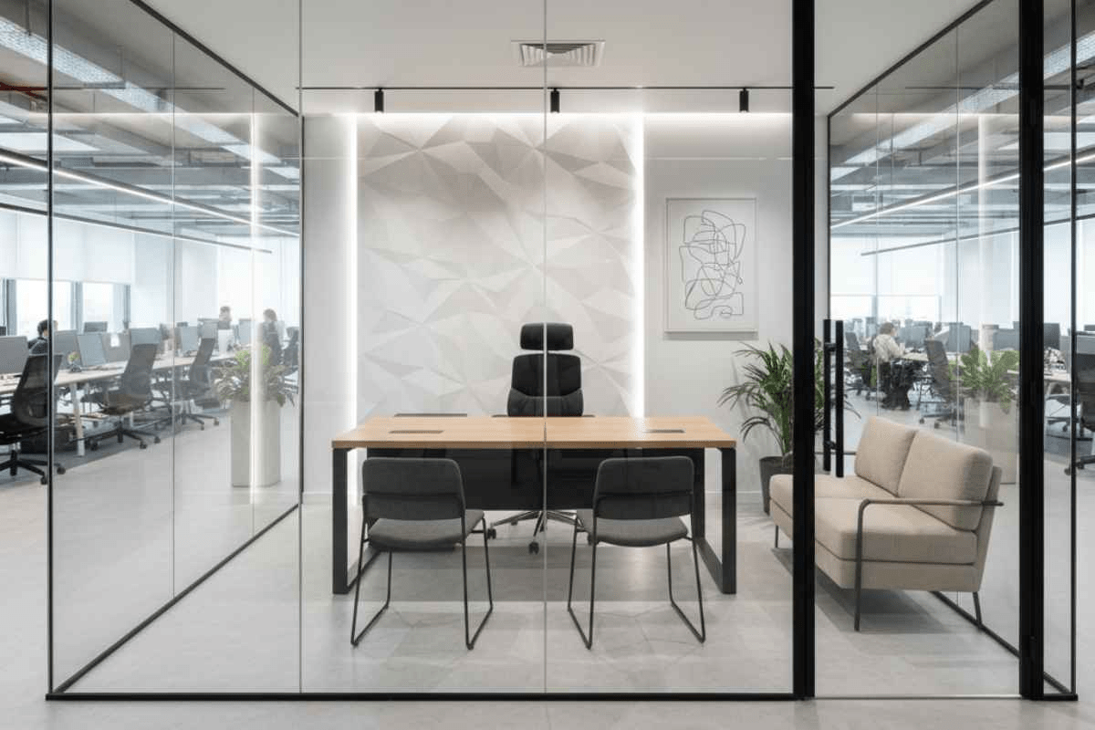 Boardroom interior design project Abu Dhabi