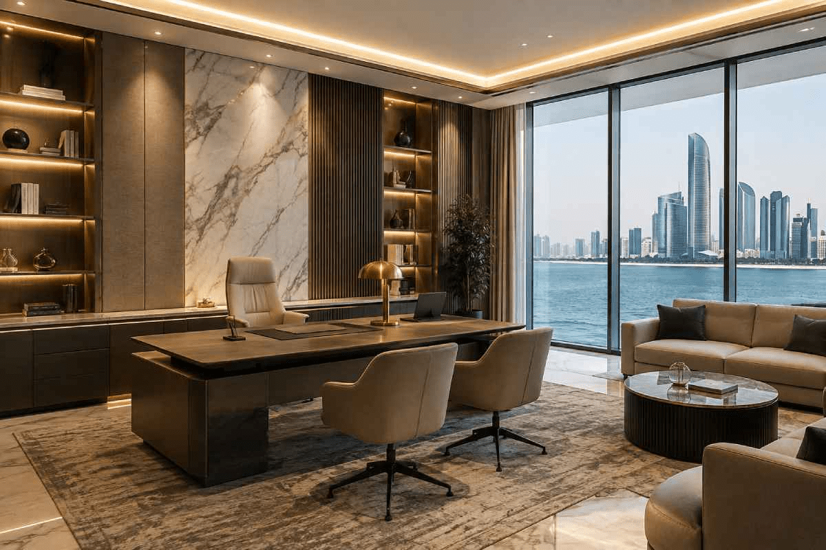 Commercial interior design and office interiors in Abu Dhabi