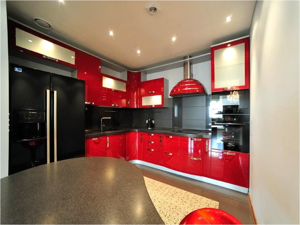 Red and Black Kitchen Ideas | Black kitchens, Kitchen ...