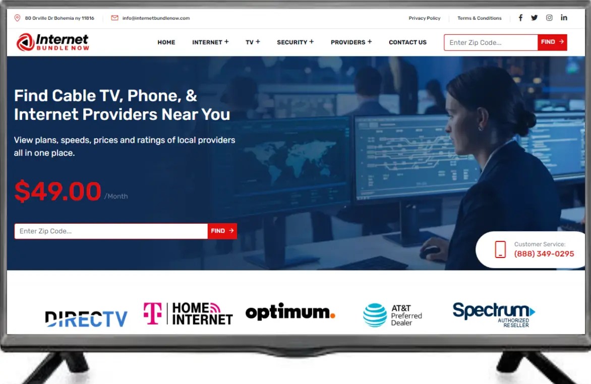 Internet bundle now: discover the best internet, tv & mobile deals near you