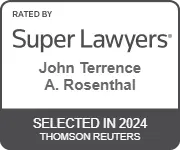 Rated by Super Lawyers - John Terrence A. Rosenthal