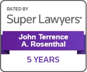 Rated by Super Lawyers - John Terrence A. Rosenthal