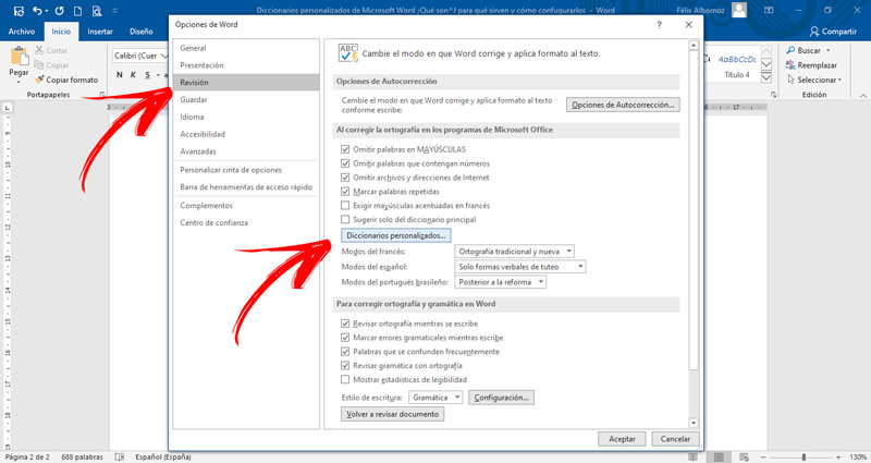 Diccionarios Personalizados En Word Que Es Ventajas 2021