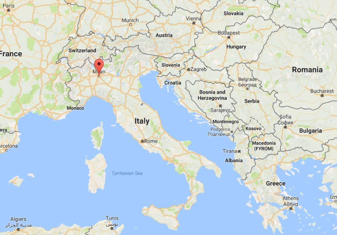 Milan-map