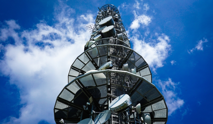 Telecom Network Location Intersec - Premium HD Gradient Wallpapers | Free Download