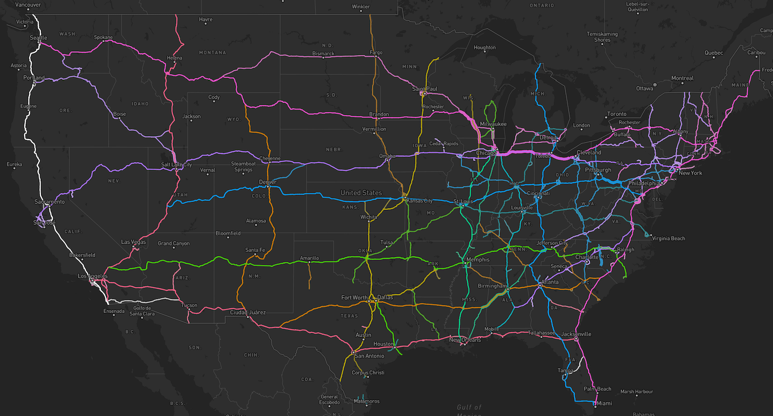 The US Interstate Highway Numbering System Thumbnail 