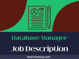 Database Manager Job Description Updated For 2026