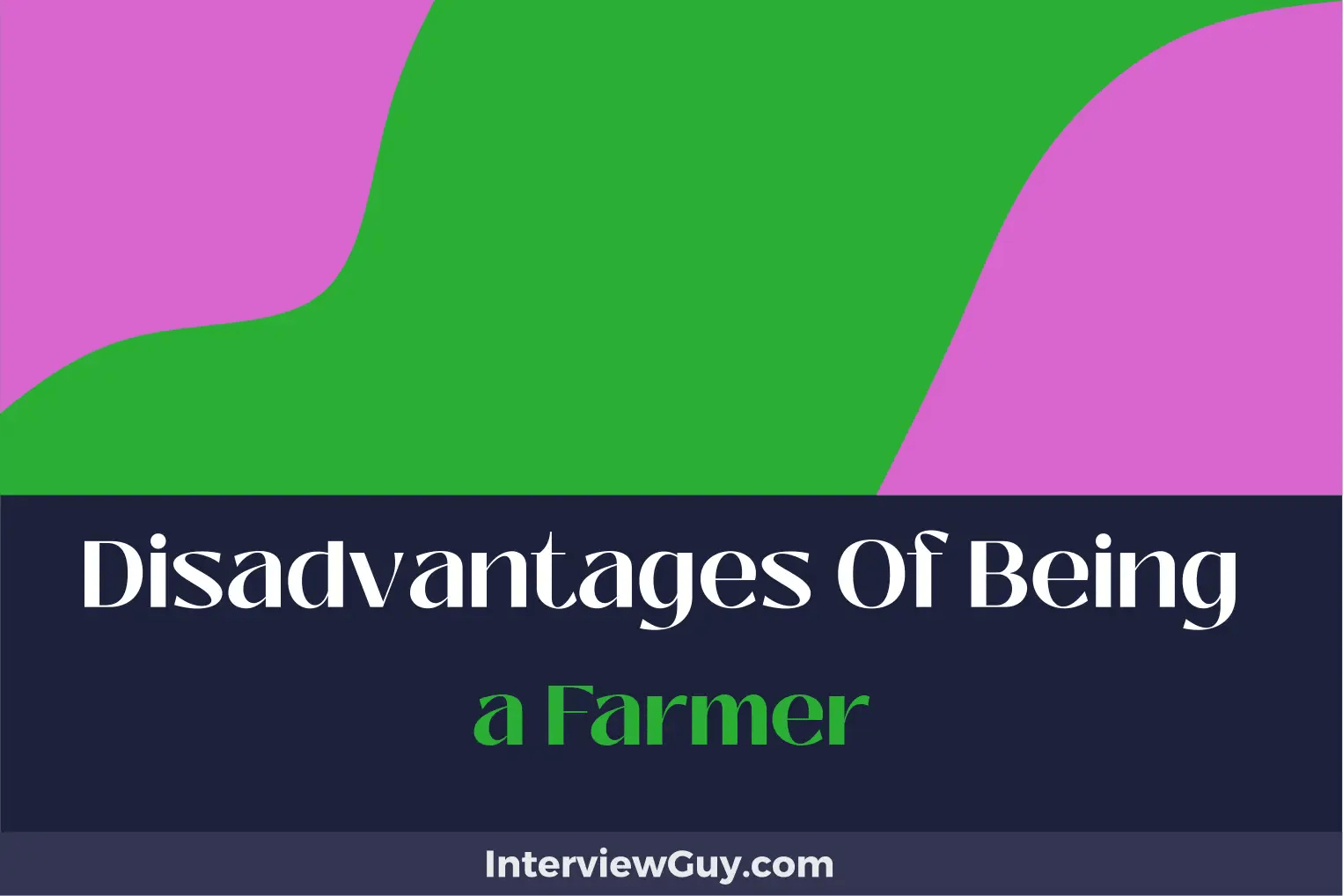 30 disadvantages of being a farmer (crop failure fears)