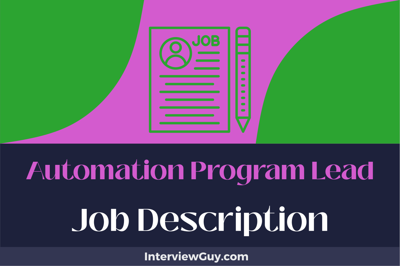 Automation program lead job description [updated for 2025]