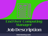 End User Computing Manager Job Description Updated For 2026