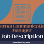 Internal Communications Manager Job Description [Updated For 2025]