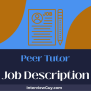 Peer Tutor Job Description [Updated For 2025]