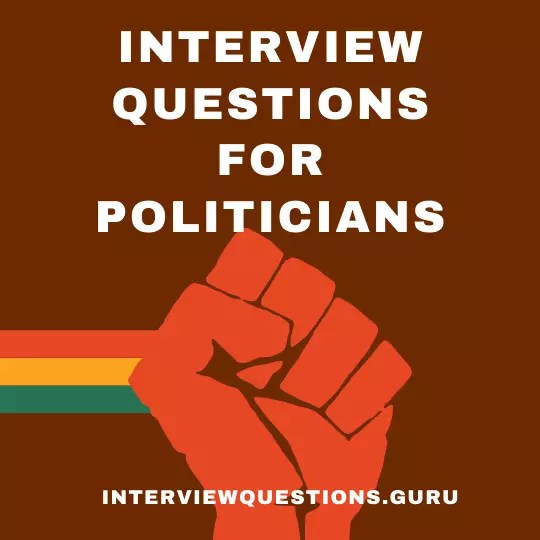 35 tough interview questions for politicians 2025