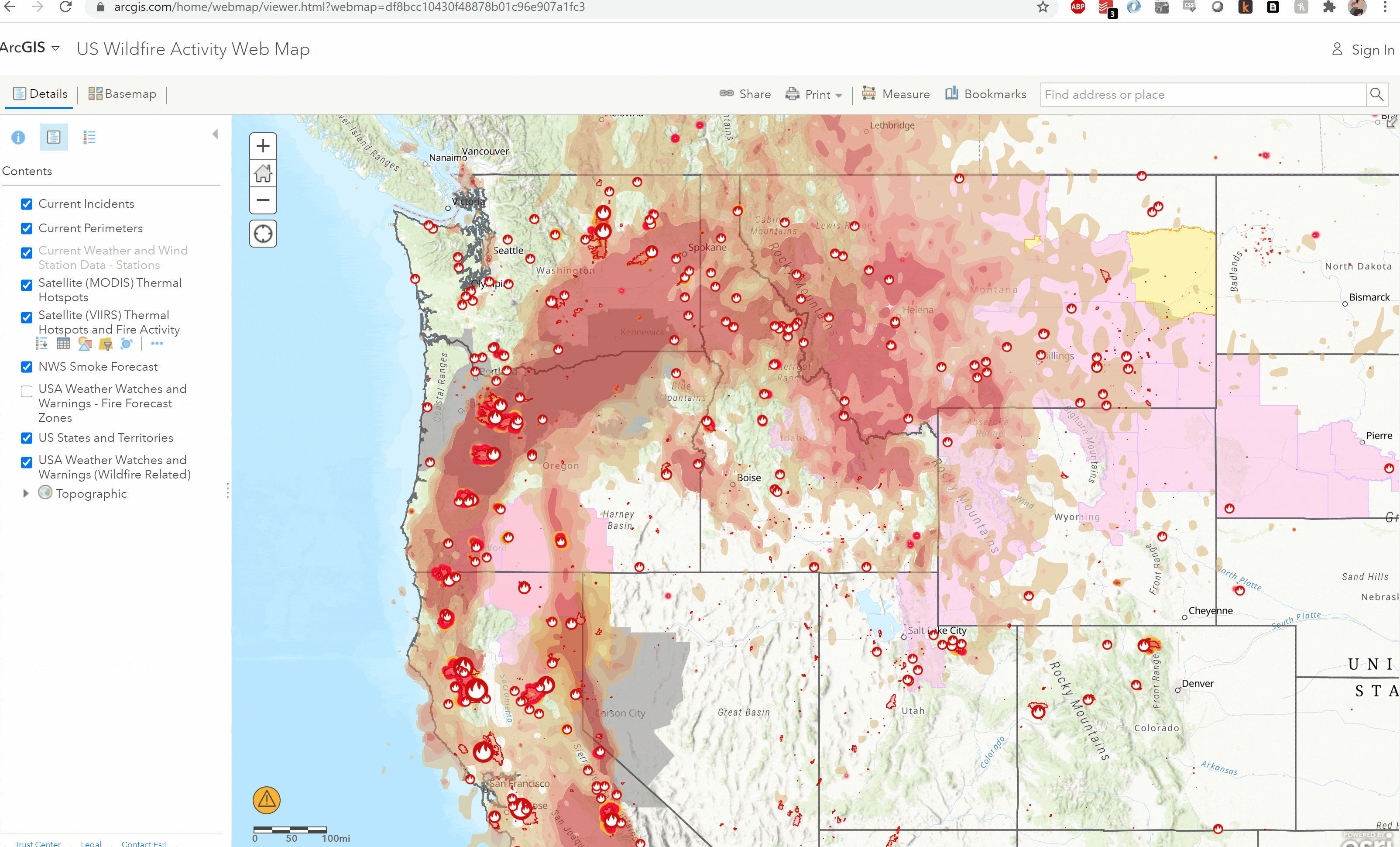 Property tax information for clackamas county, oregon, including average clackamas county property tax rates and a property tax calculator. Mapping Wildfires In Tableau With Online Web Map Sources Interworks