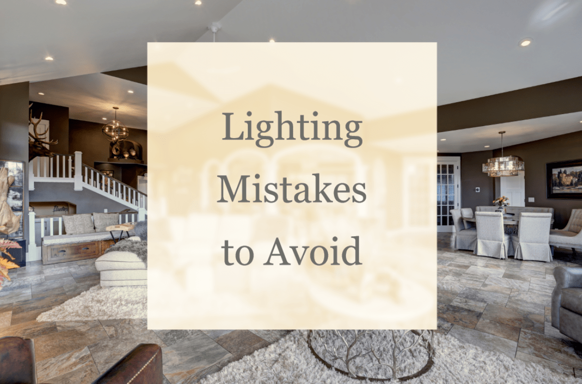 Common lighting mistakes to avoid